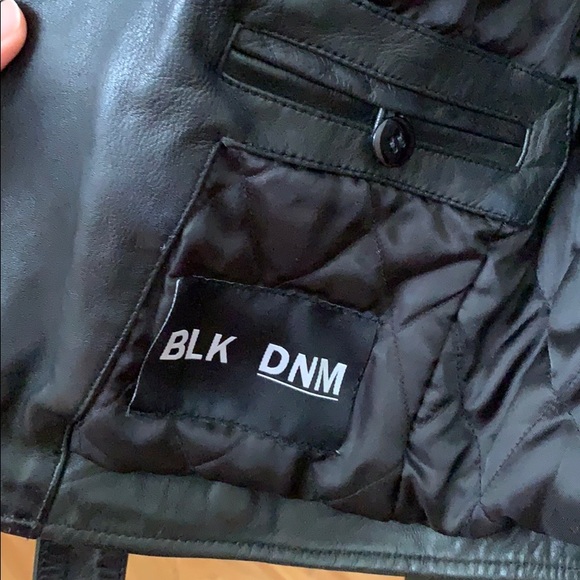 BLK DNM Leather Motorcycle Jacket - Picture 5 of 5